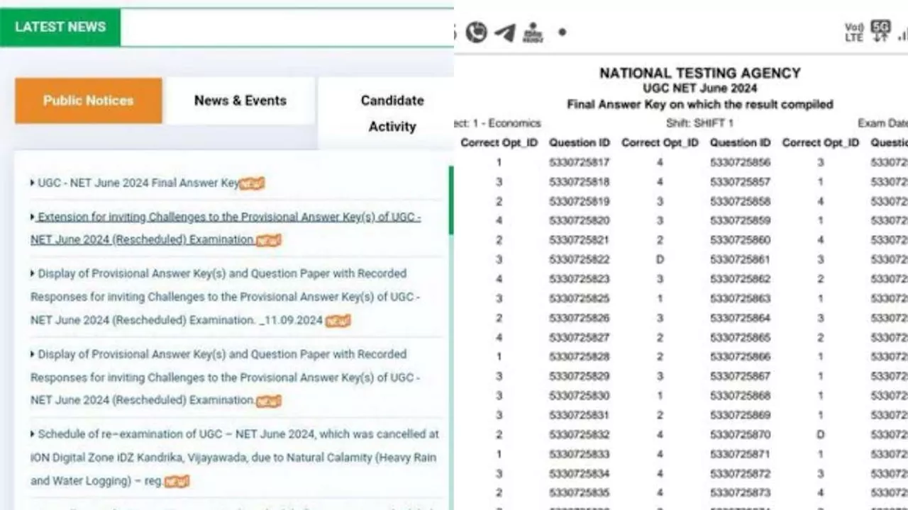 UGC NET Final Answer Key 2024: क्या जारी हो गई यूजीसी नेट की फाइनल आंसर-की? ये है लेटेस्ट अपडेट