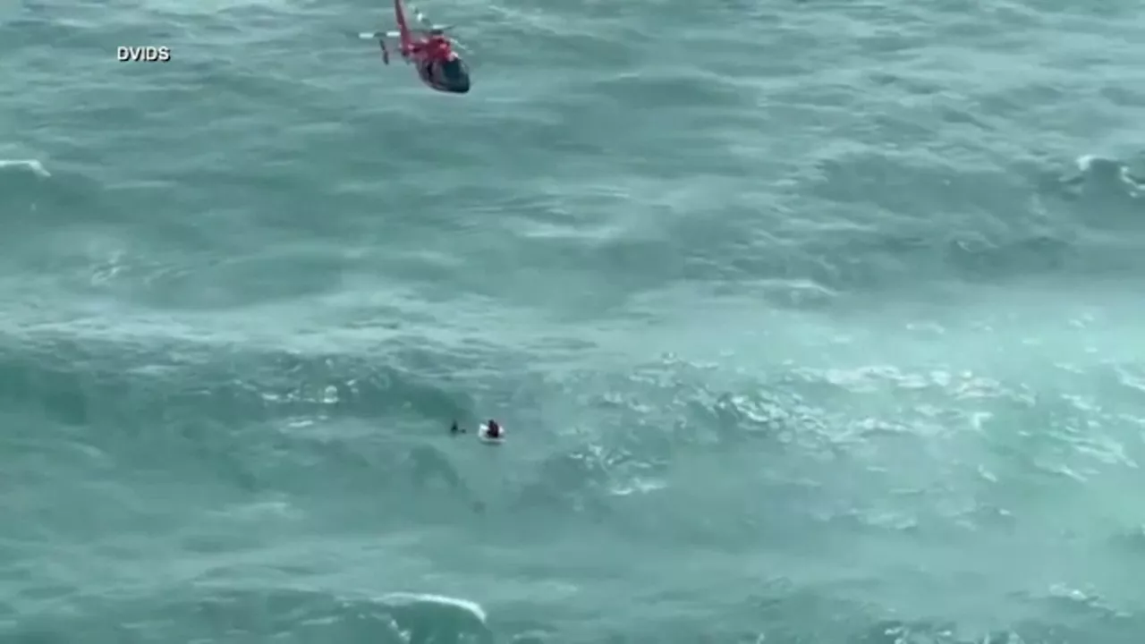 Officials rescue man floating on cooler off Florida coast after Hurricane Milton