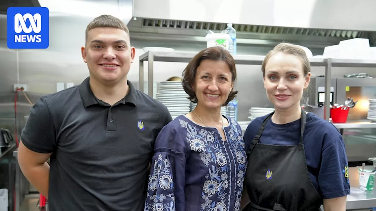 Displaced Ukrainians who fled from war have found a job and second home in this suburban Brisbane restaurant