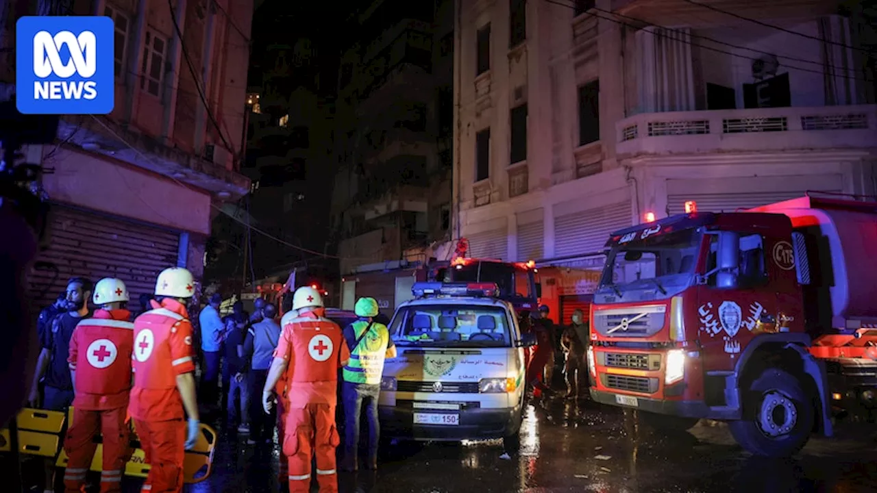 Lebanese firefighters and paramedics allege Israeli military strikes are putting them in danger