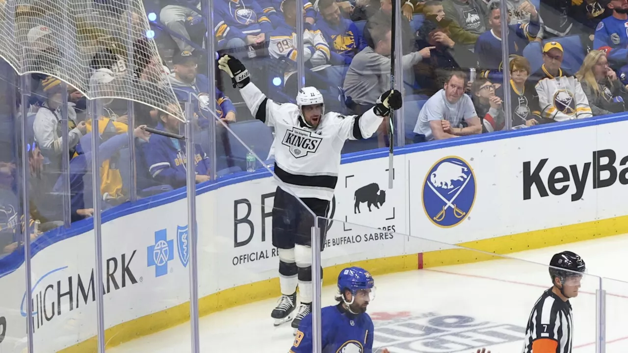 Anze Kopitar provides Los Angeles Kings a familiar lift with season-opening natural hat trick