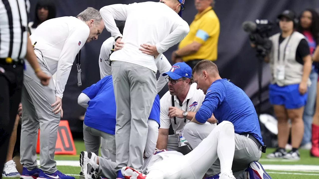 NFL concussion protocol was followed when Bills QB Josh Allen was evaluated in Houston, league says