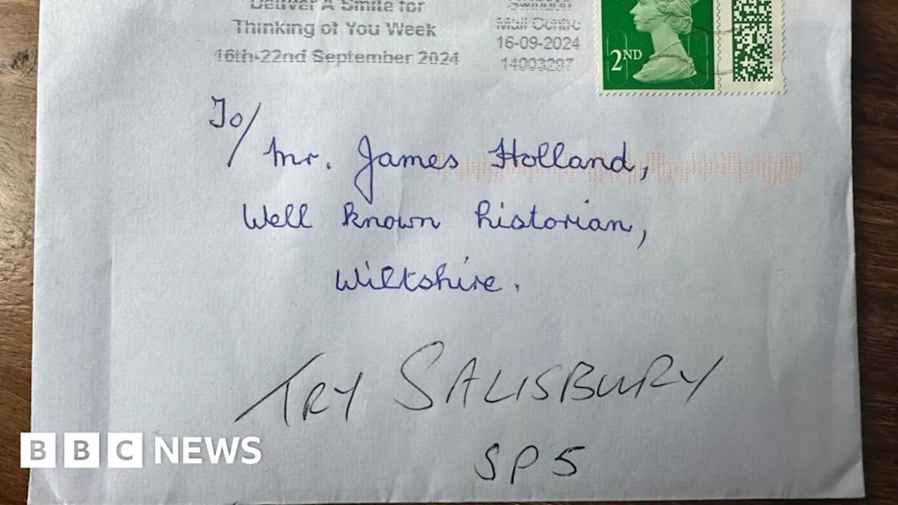 'Brilliant' Royal Mail delivers letter with no address or postcode