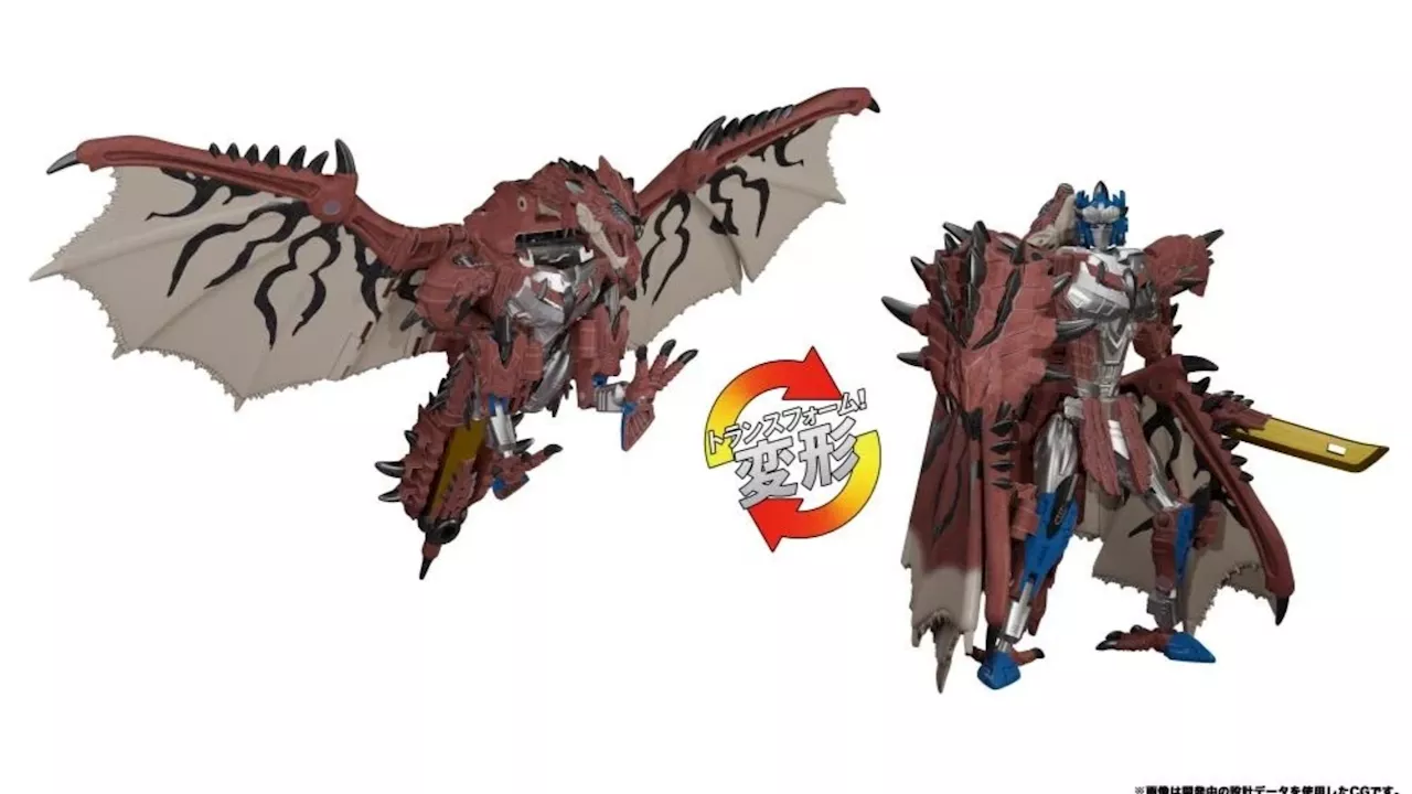 New Transformers Collab Arrives with the Monster Hunter Rathalos Prime