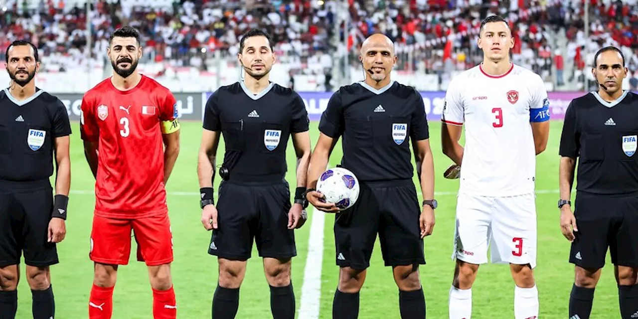 Netizen Merasa Timnas Indonesia Dicurangi Wasit di Markas Bahrain, Tagar #AFCMafia Trending di Media Sosial