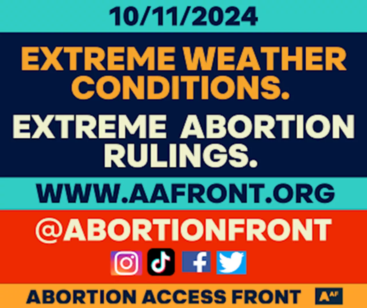 Extreme Weather. Extreme Abortion Rulings