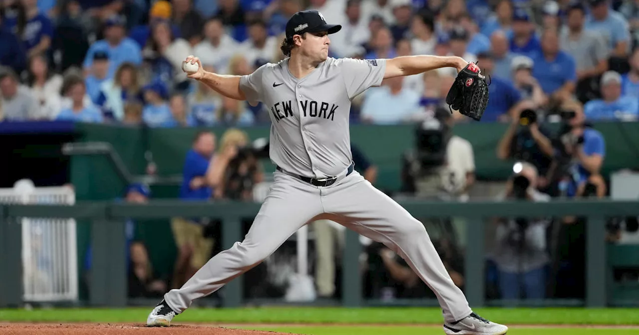 Gerrit Cole delivers ace performance as Yankees capture ALDS with win over Royals in Game 4