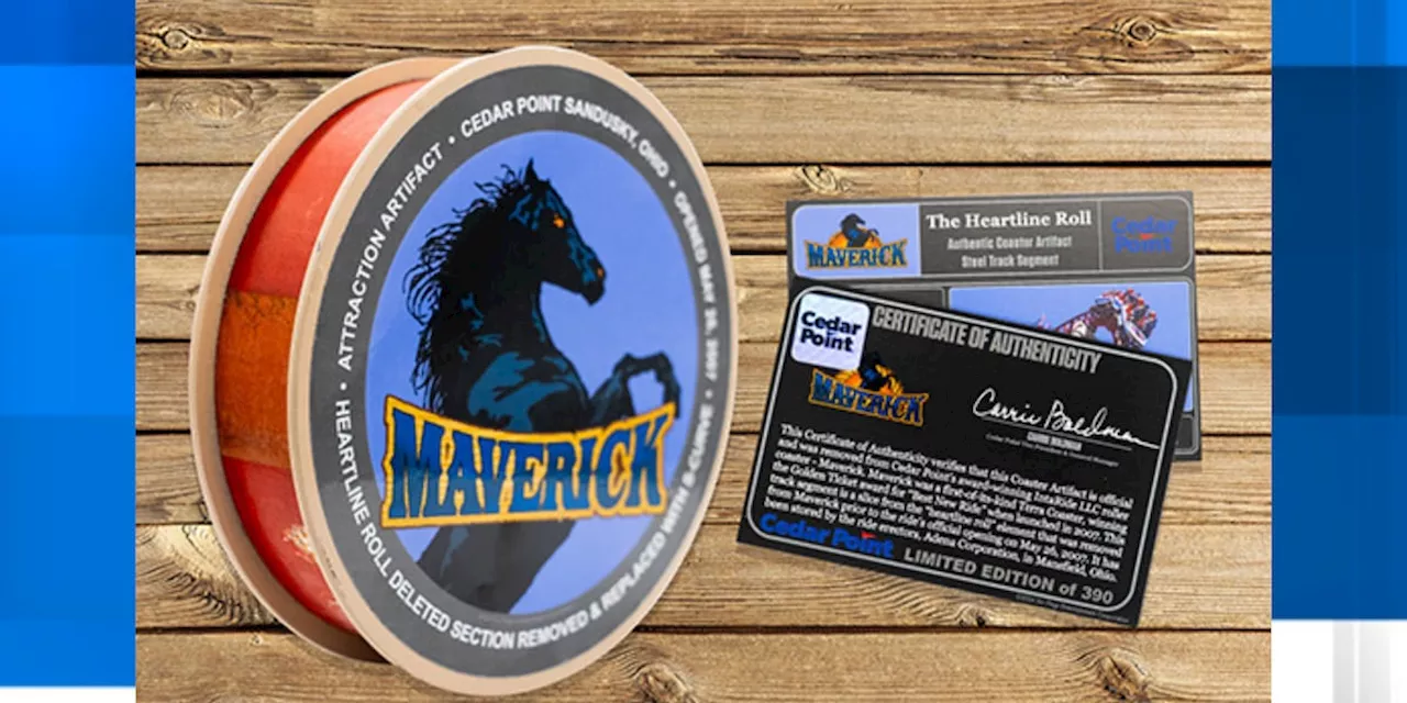 Cedar Point selling pieces of Maverick