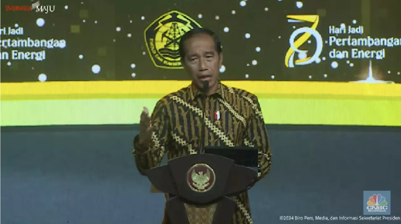 Di Depan Pejabat-Pengusaha Tambang & Energi, Jokowi Titip 3 Pesan Ini