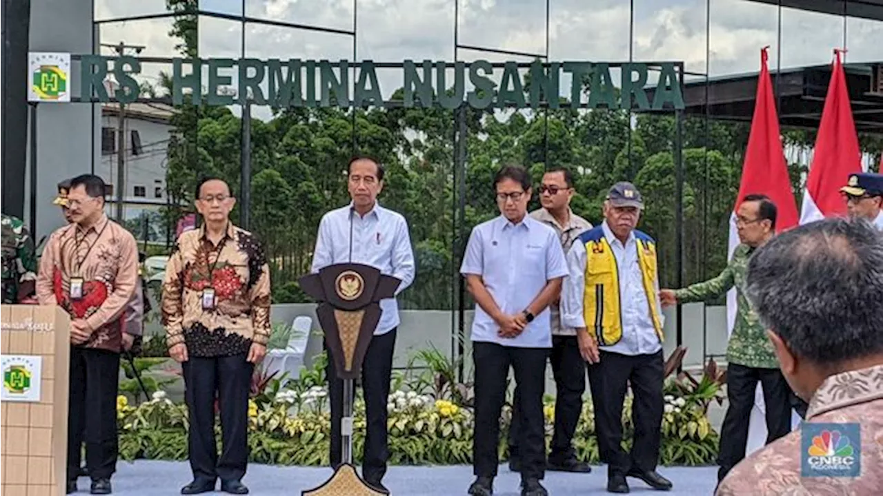 Jokowi Cek Rumah Sakit di IKN, Baru Diresmikan Sudah Ada Pasien