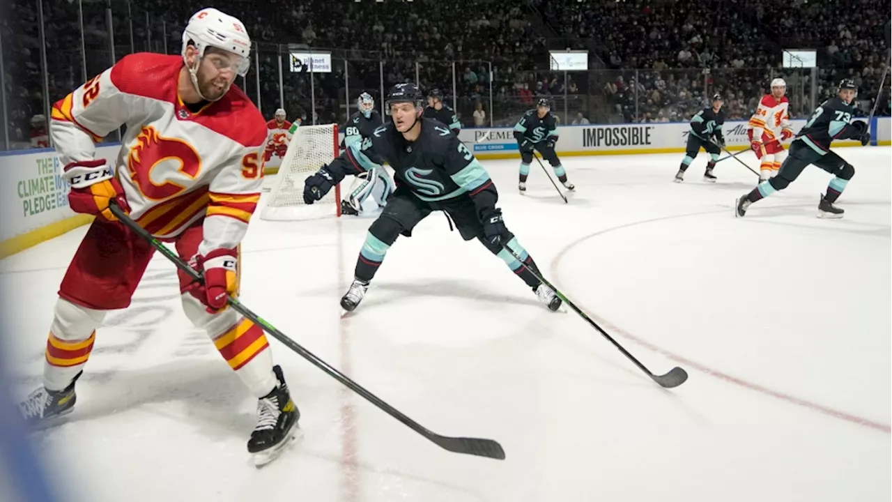 Calgary Flames recall centre Justin Kirkland from AHL affiliate Wranglers