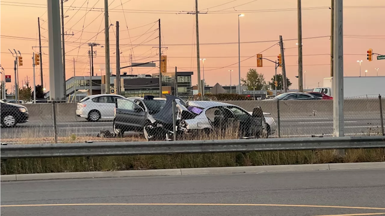 Westbound lanes of Highway 401 reopen in Oshawa after serious crash