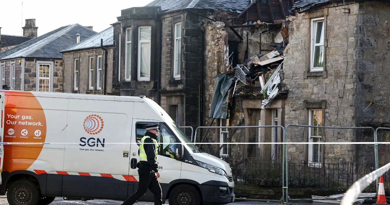 Alloa explosion that killed man inside home was not cause by gas mains, SGN say