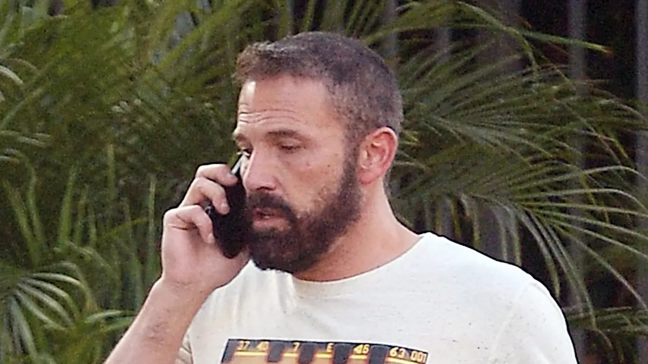 Ben Affleck smokes a cigarette while taking tense call in LA after Jennifer Lopez divorce comments