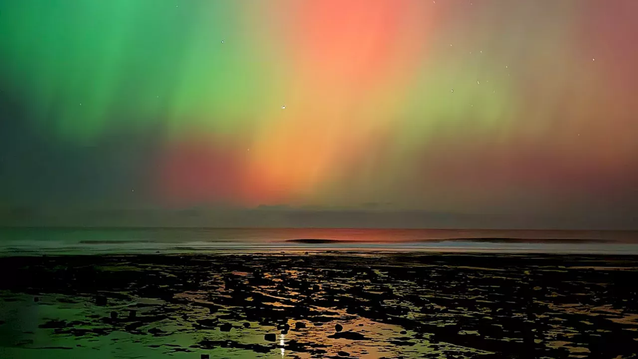 Northern lightshow! Aurora Borealis lights up Britain's skies News