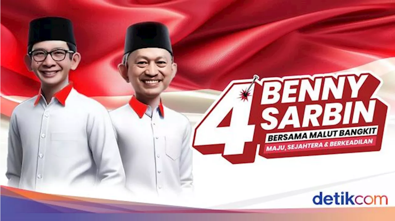 Benny-Sarbin Paslon Gubernur Terkuat di Maluku Utara Versi Survei