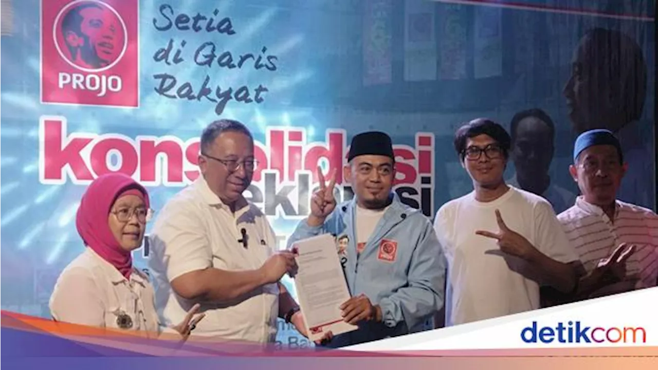 Deklarasi Projo Dukung Haru-Dhani di Pilwalkot Bandung 2024