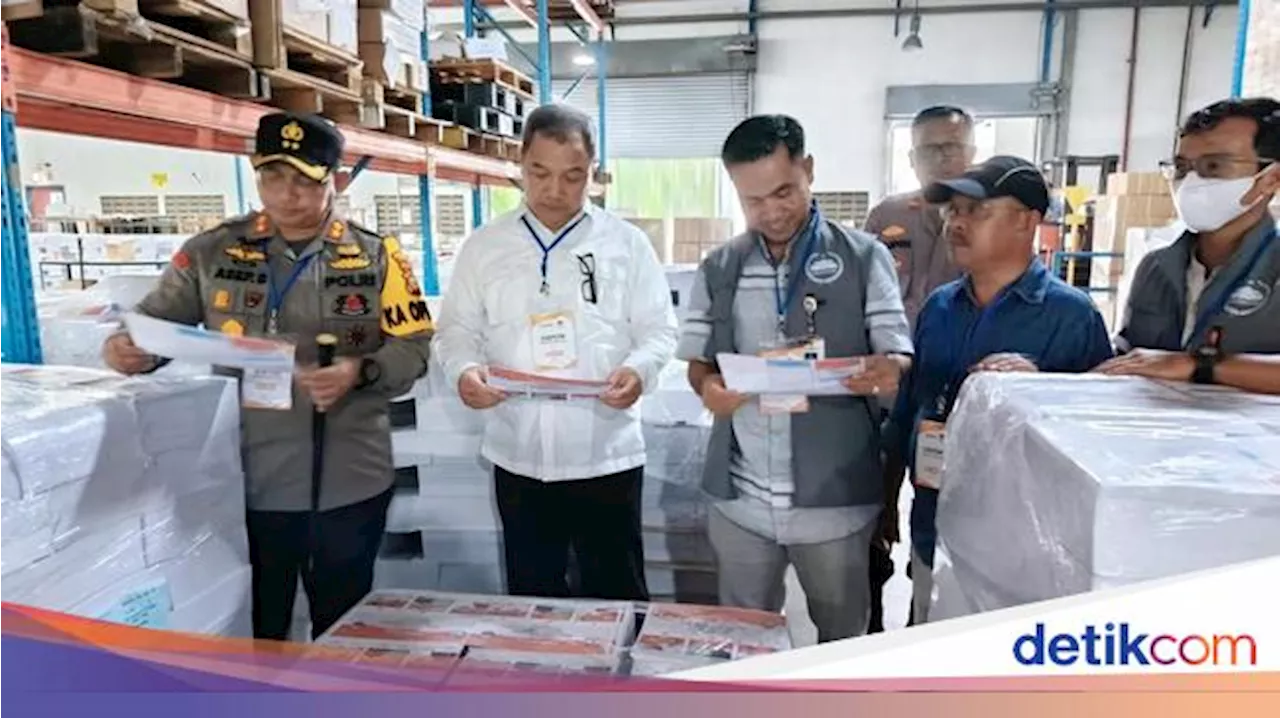 Kapolres-Kajari Siak Monitoring Percetakan Surat Suara, Pastikan Siap 100%