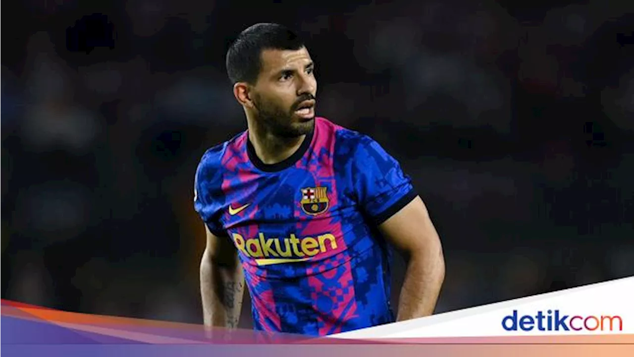 Aguero Tuntut Barcelona Akibat Belum Bayar Pesangon