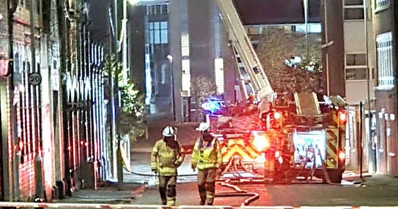 Live updates as firefighters tackle ongoing warehouse fire