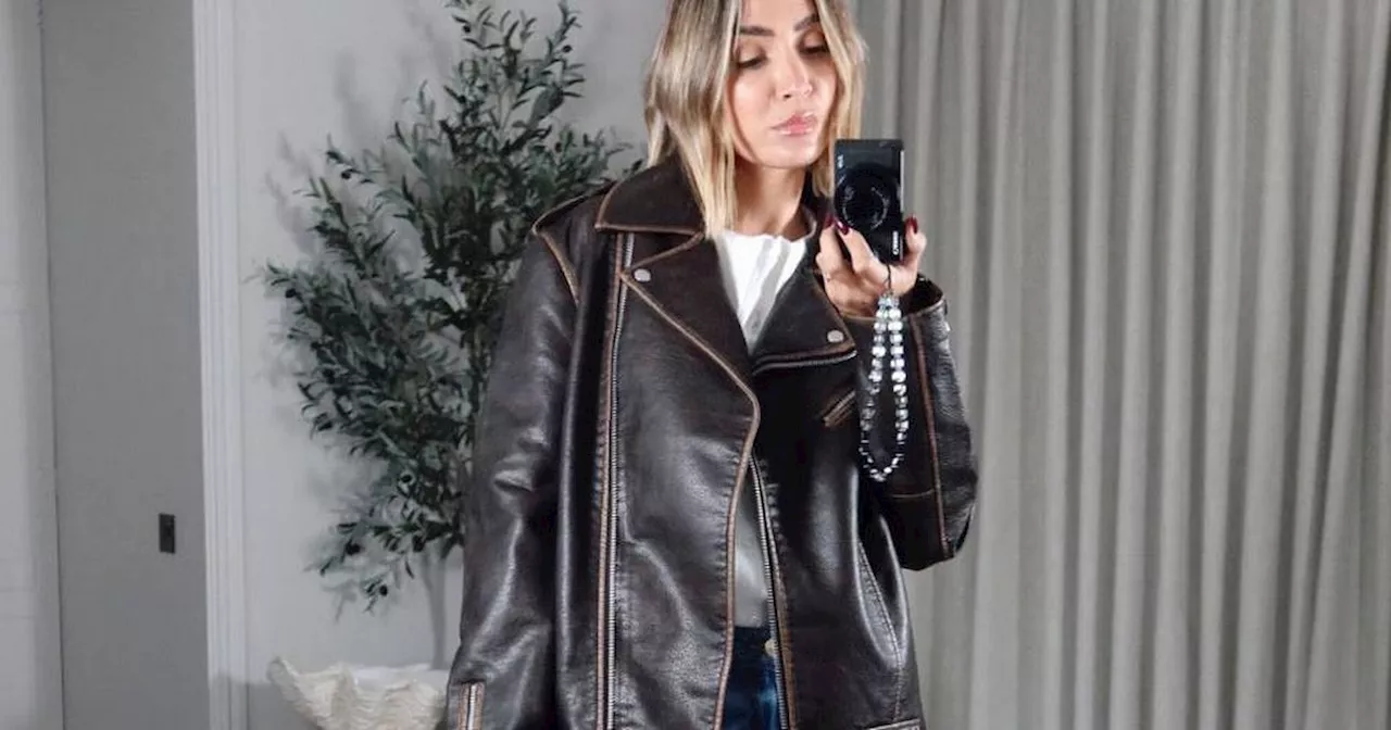 River Island's £49 leather jacket perfect for 'curvier' girls