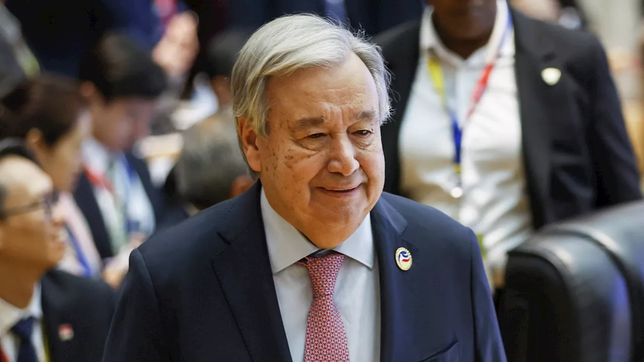 Mais de 100 países ao lado de Guterres