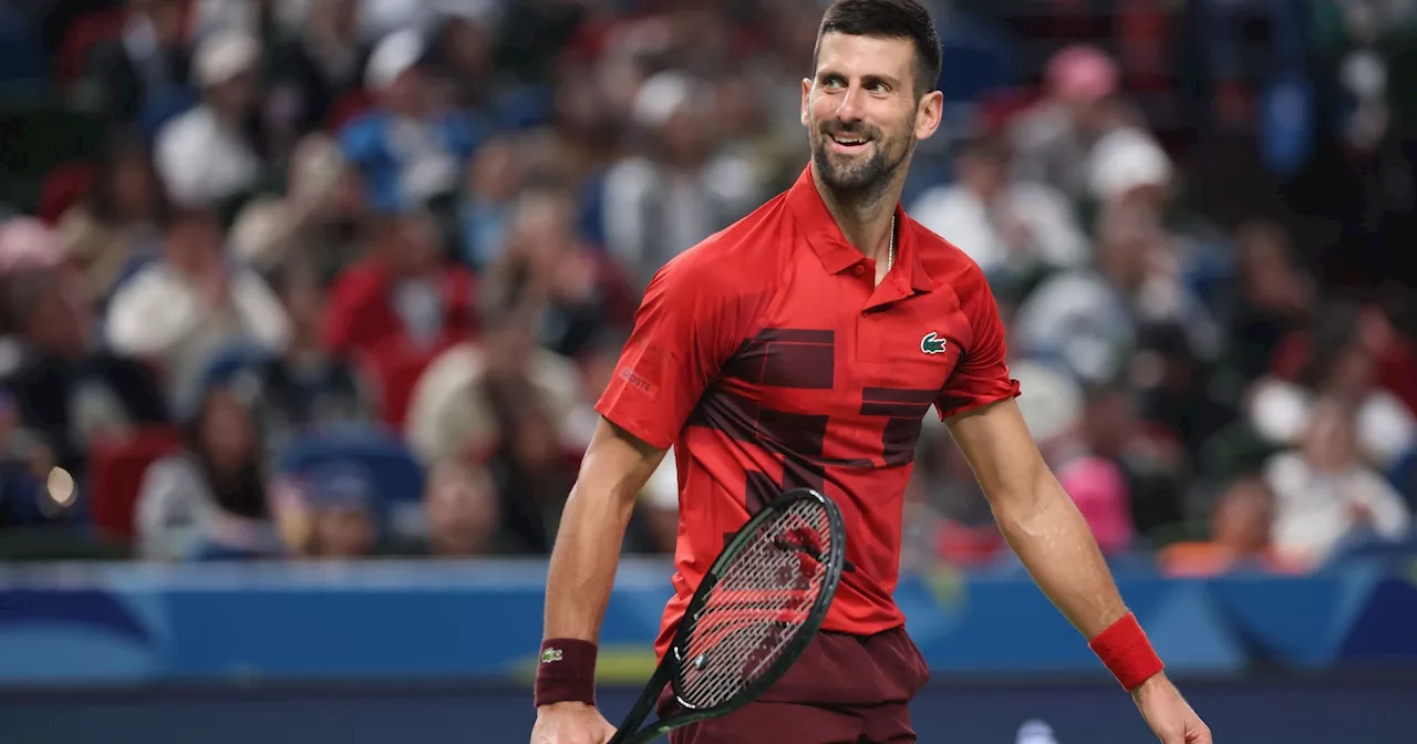 Novak Djokovic muss beim ATP-Turnier in Shanghai gegen Youngster Jakub Mensik lange kämpfen und steht im Halbfinale