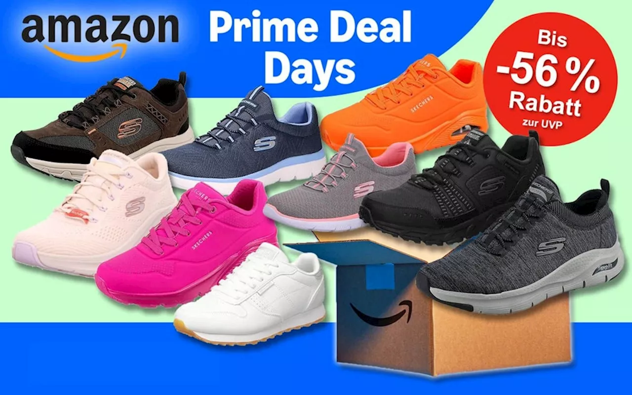 Skechers Sneaker im Prime Day Deal: Bis zu 53% Rabatt auf trendige Modelle