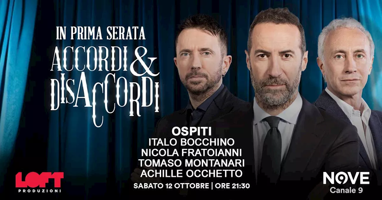 Fratoianni, Bocchino, Montanari e Occhetto ospiti di Luca Sommi ad Accordi&Disaccordi il 12 ottobre su…