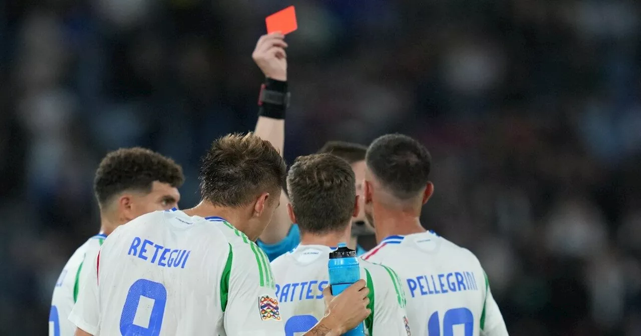 Lorenzo Pellegrini, la follia all’improvviso in Nations League: si fa espellere con l’Italia sul…