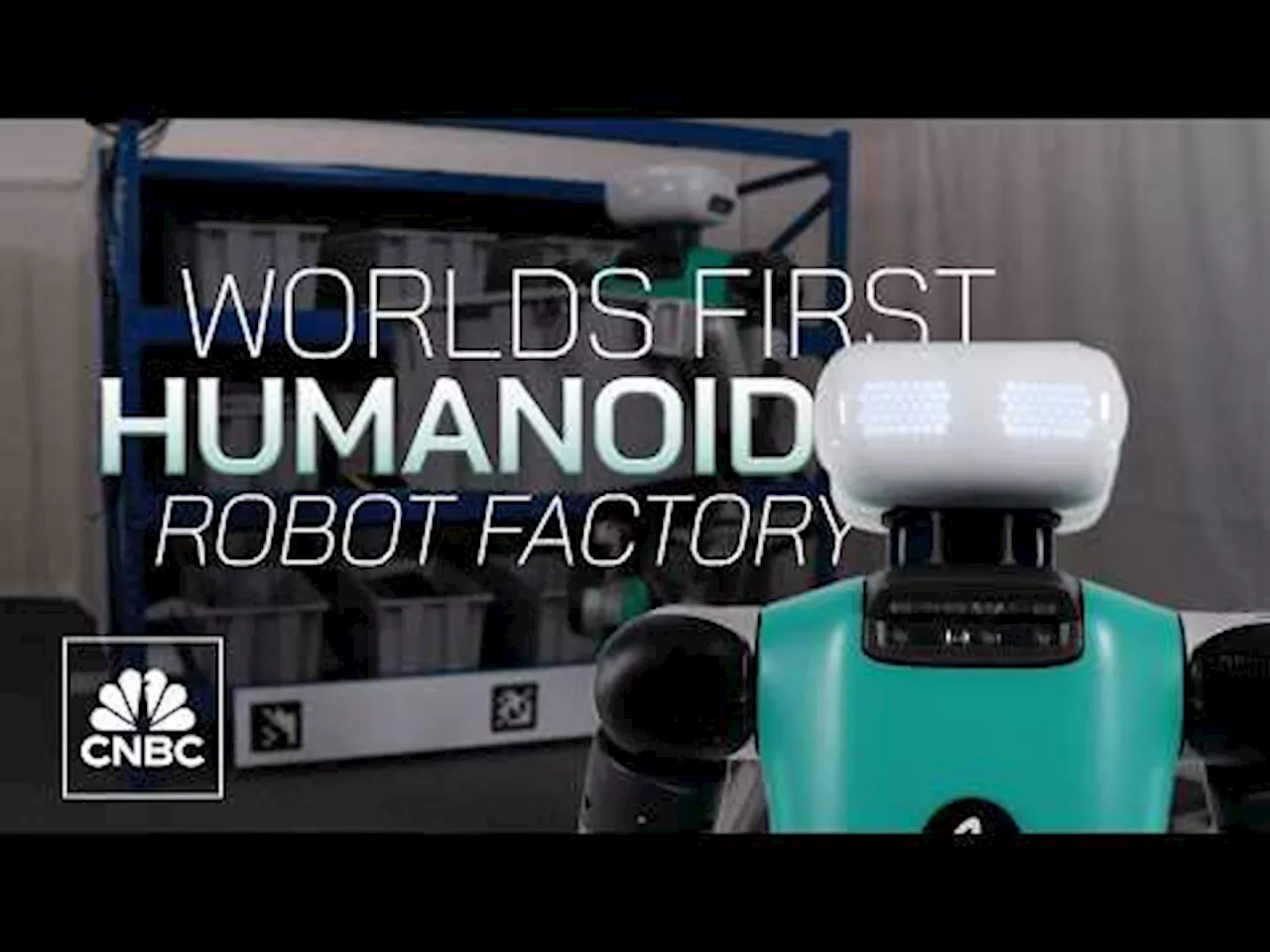 Kolla in i världens första fabrik med humanoida robotar. Där robotar ska bygga robotar.