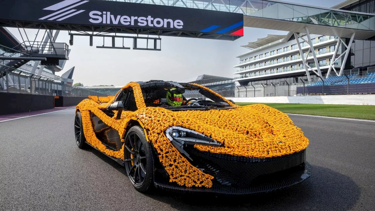 A whopping 342,817 Lego Technic pieces are used to build a sports car