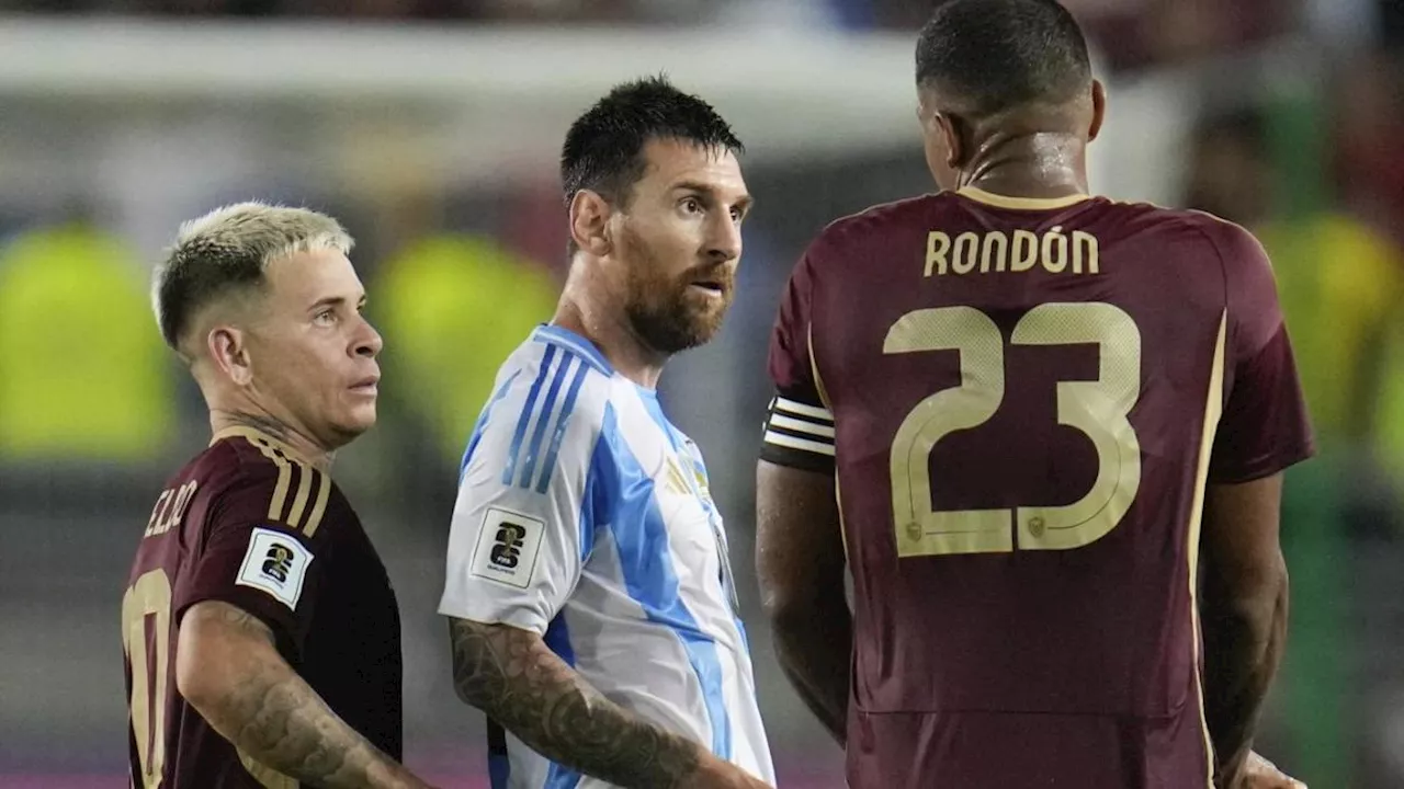 Più Rondon che Messi e il Venezuela ferma l'Argentina, che però resta prima