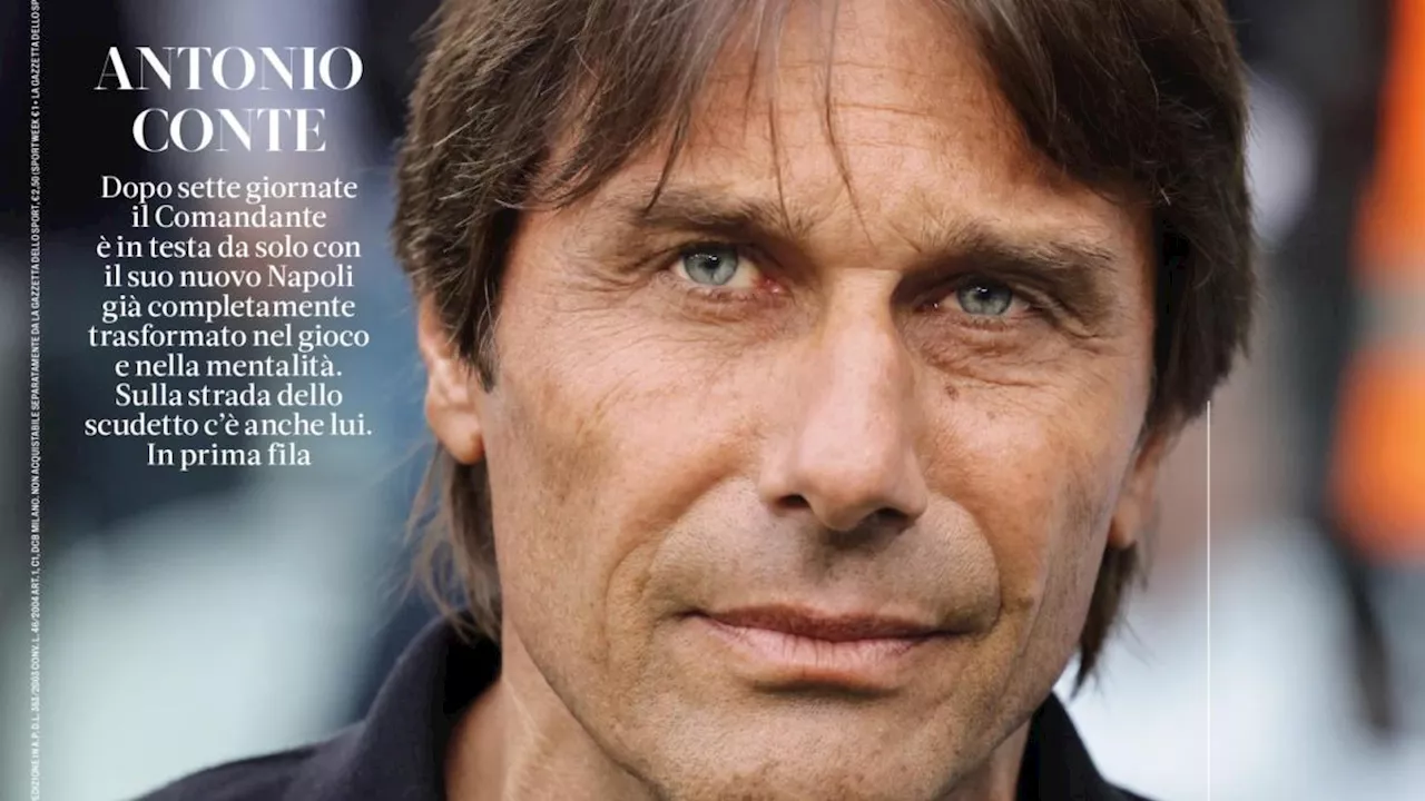 Su Sportweek i segreti di Antonio Conte, la rinascita di Thauvin e i fratelli olimpici Consonni