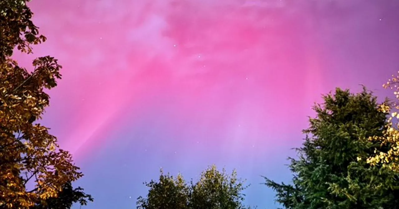 Northern Lights seen across Glasgow as locals share glittering display