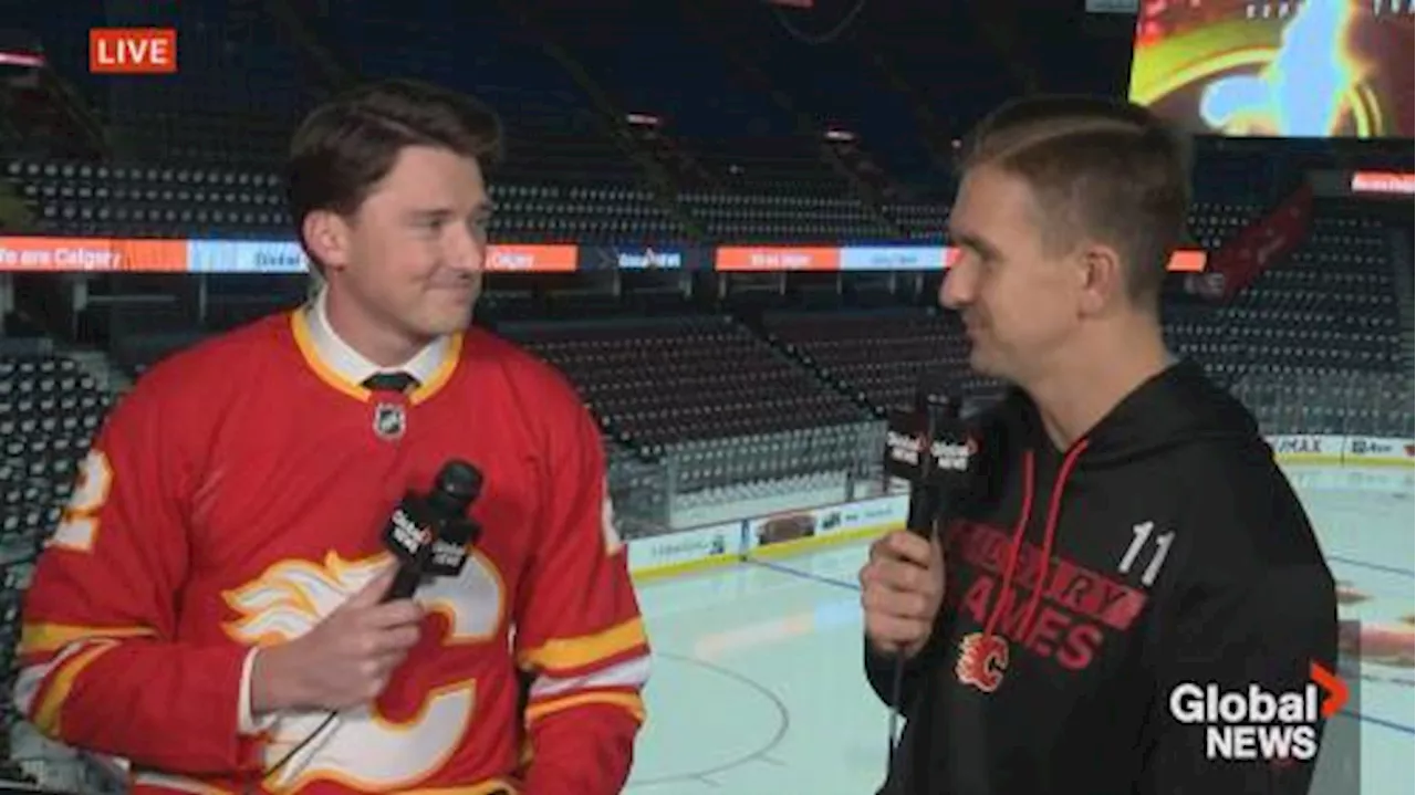 Calgary Flames captain on closing in on 1,000 NHL games, goals for the season