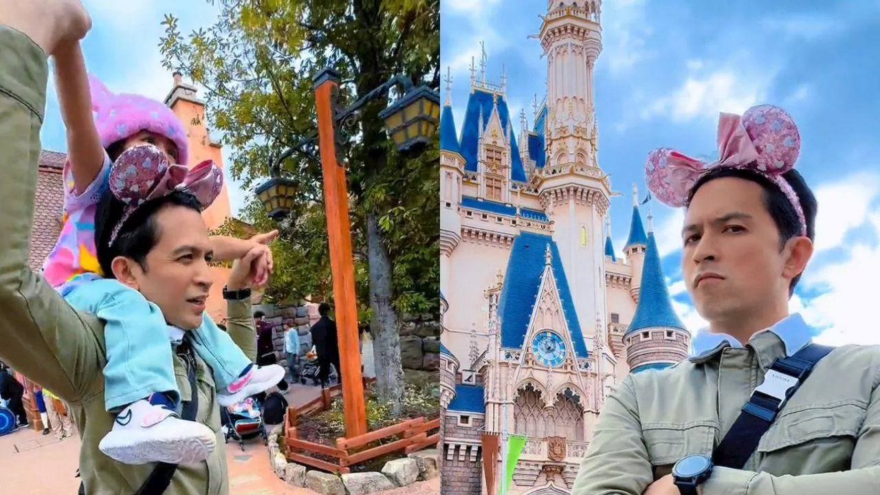 Dennis Trillo explores Disneyland dressed as 'Pulang Araw' character Col. Yuta Saitoh