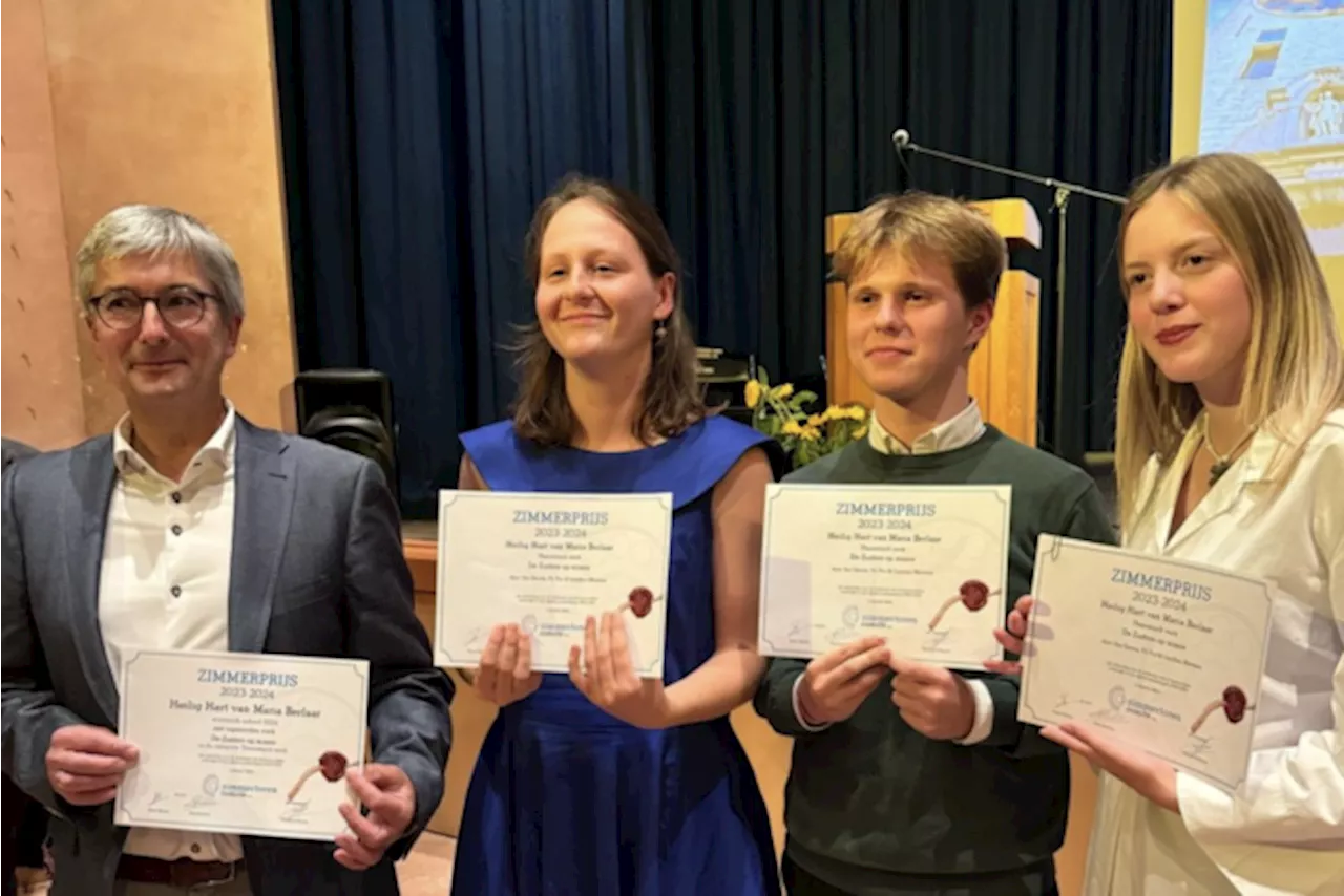 Drie oud-leerlingen van Heilig Hart van Maria Berlaar vallen in de prijzen tijdens Zimmerprijzen