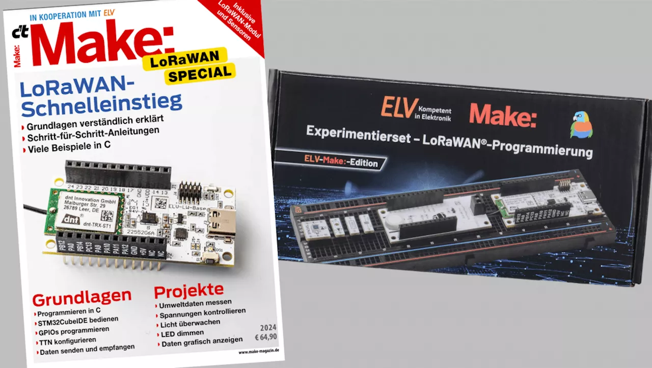 Jetzt wieder im heise Shop vorrätig: Make Special LoRaWAN