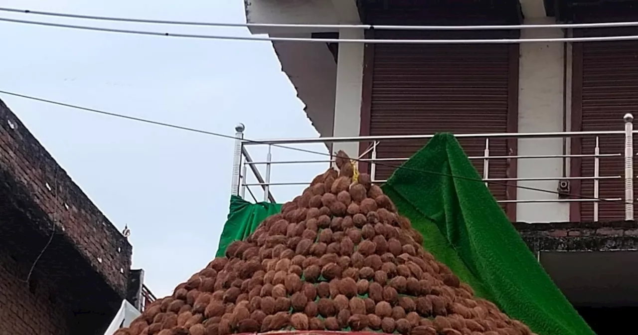 Durga Puja In Sultanpur: नारियल और जूट से यहां तैयार हुआ है इको फ्रेंडली दुर्गा पूजा पंडाल, लोगों के लिए बन...