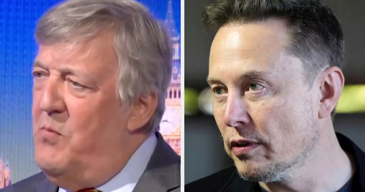 Stephen Fry Shares His Candid Thoughts On 'Woeful' And 'Narcissistic' Elon Musk