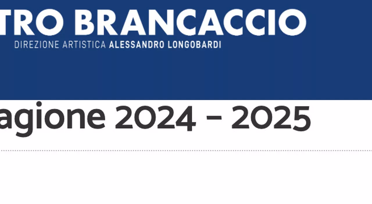 Al Teatro Brancaccio: la stagione 2024/2025 si preannuncia ricca di emozioni