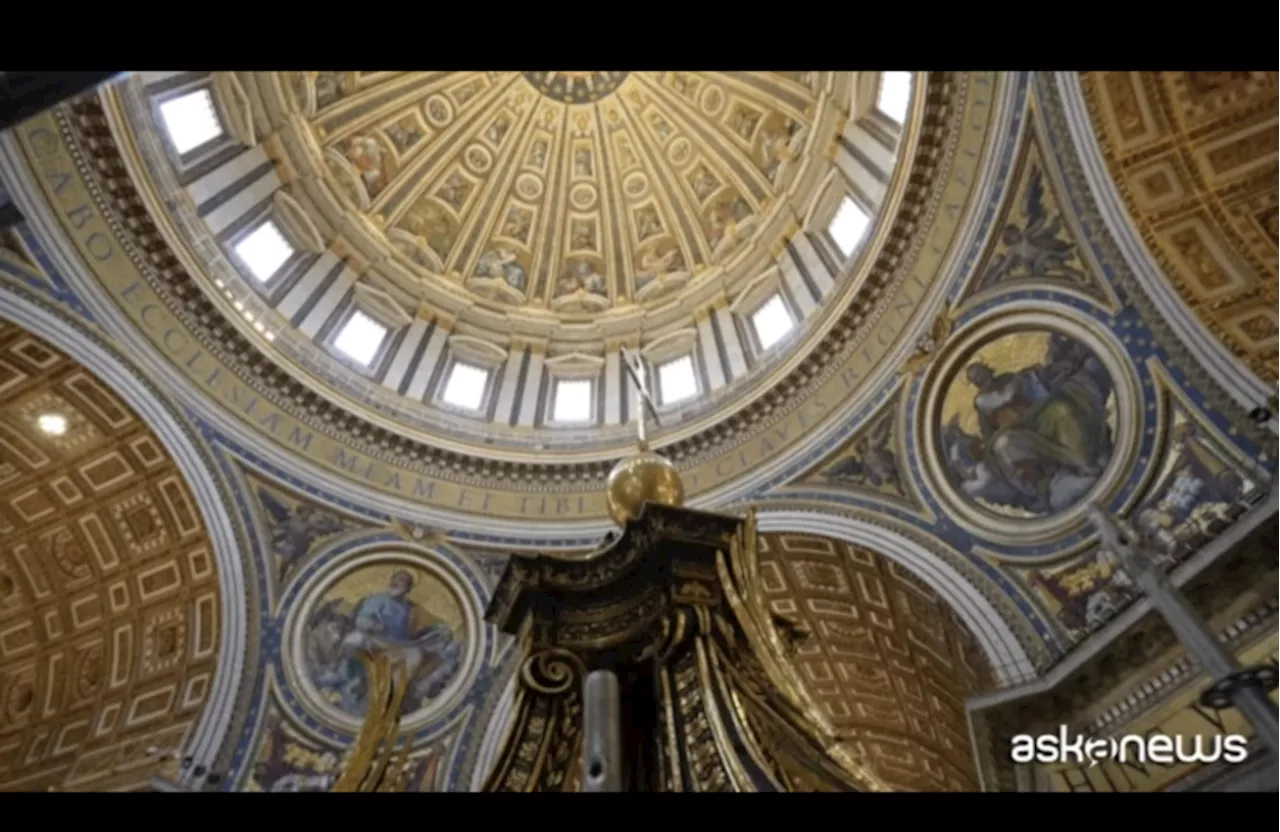 Il Baldacchino di San Pietro sta per tornare al suo splendore