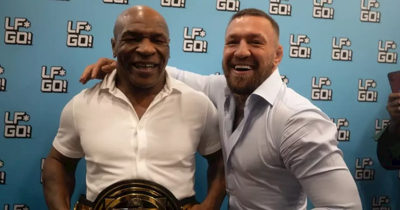 Mike Tyson meets up with Conor McGregor weeks out from Jake Paul fight