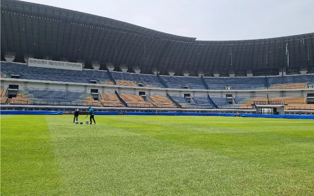 Kementerian PUPR Fokus Benahi Rumput dan Pencahayaan di Stadion GBLA