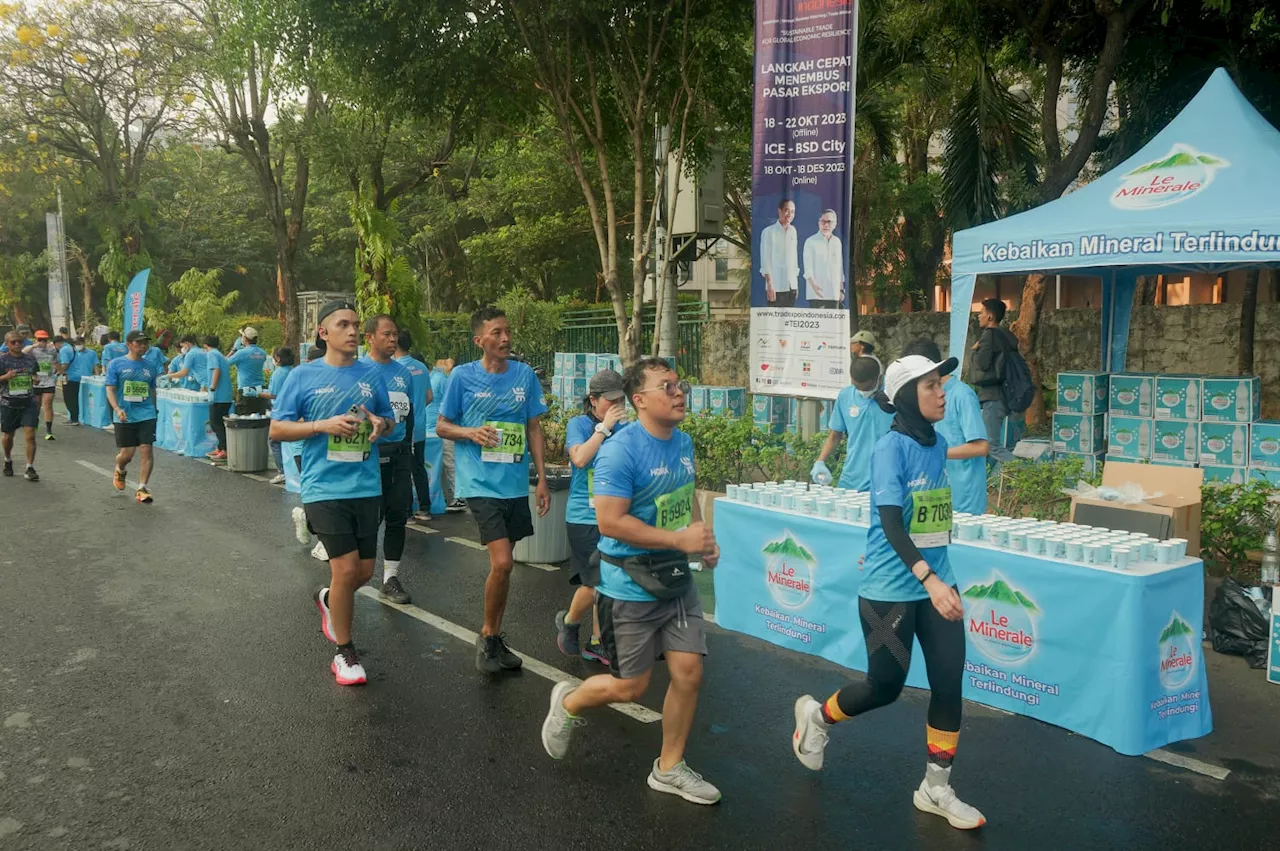 Le Minerale jadi Official Mineral Water di Jakarta Running Festival 2024