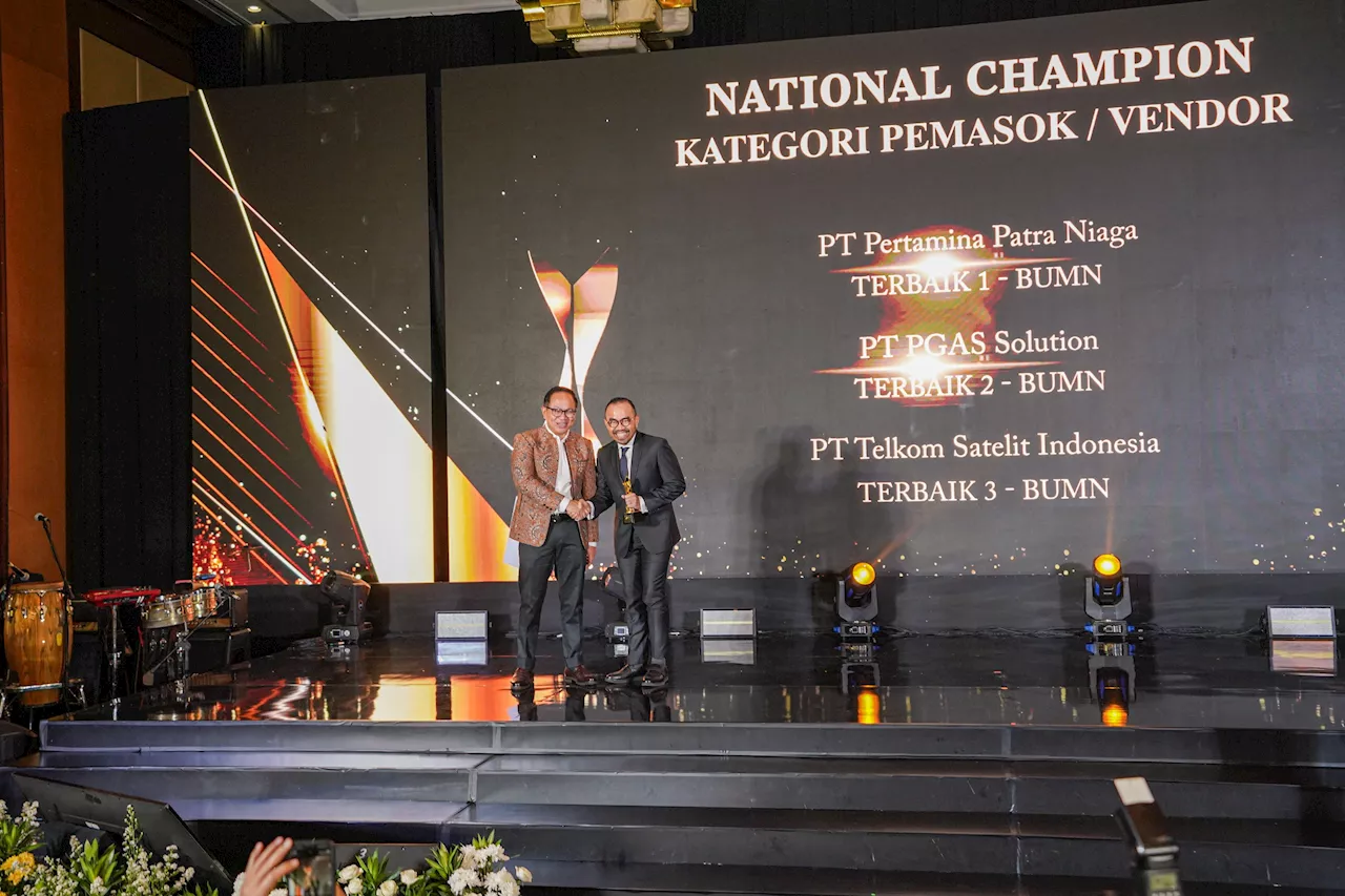 Pertamina Patra Niaga Raih Penghargaan dalam Apresiasi Mitra BUMN Champion 2024