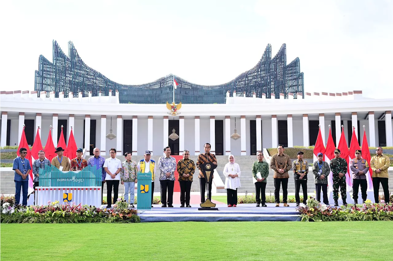 Resmikan Istana Negara di IKN, Jokowi: Saya Harus Ngomong Apa Adanya