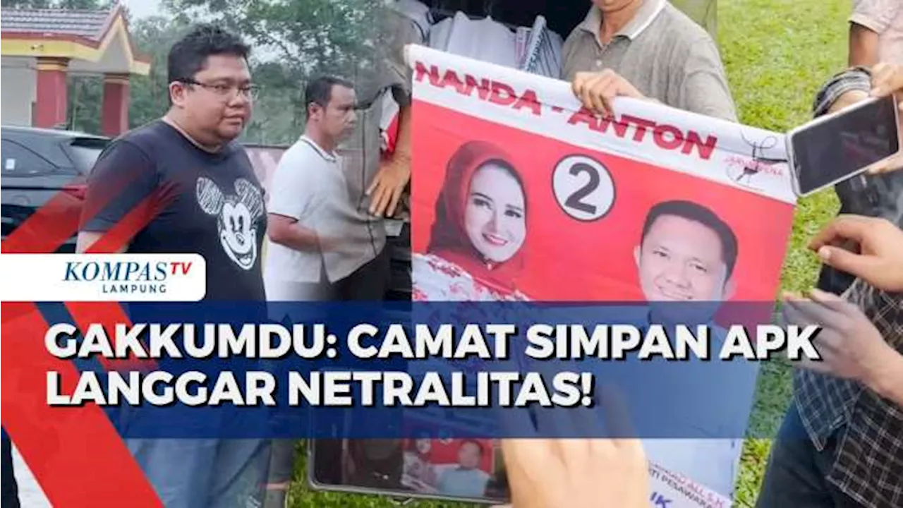 Gakkumdu Putuskan Camat Simpan APK Langgar Netralitas!