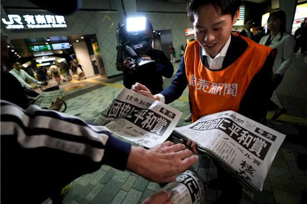 Nobel prize for A-bomb survivors' group boosts hope for Japanese seeking a nuke-free world